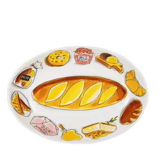 Blond Amsterdam Ovale Schaal Brood 28.5cm - afbeelding 1