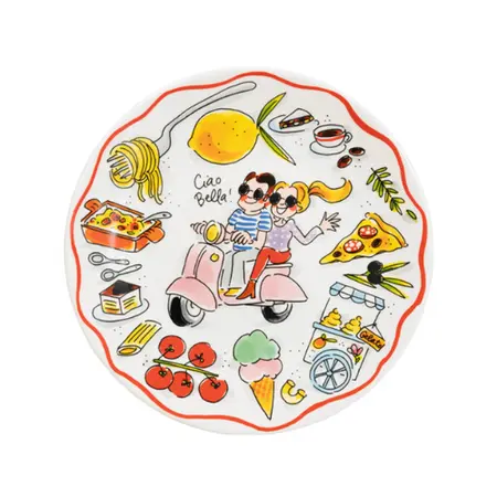 Blond Amsterdam Pasta: Bord 22cm Ciao Bella