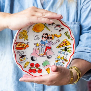 Blond Amsterdam Pasta: Bord 22cm Ciao Bella - afbeelding 3