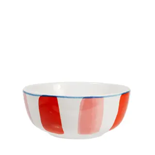 Blond Amsterdam Poke Bowl 15cm Everyday Stripes Pink Red