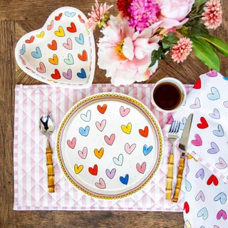 Blond Amsterdam Set (2 stuks) Placemat Hearts - afbeelding 4