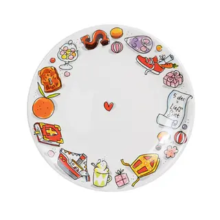 Blond Amsterdam Sint: Bord 22cm Liefs Sint