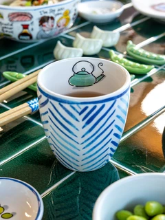 Blond Amsterdam Sushi: Minimok gestreept zonder oor - afbeelding 2