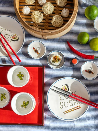 Blond Amsterdam Sushi: Plate 18 cm Love - afbeelding 3