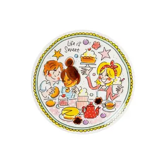 Blond Amsterdam Taartbord ⌀18 cm mint rand