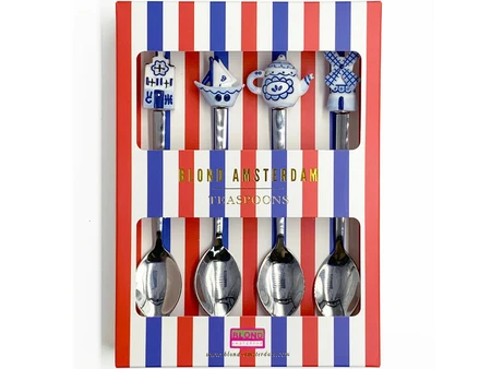 Blond Amsterdam Theelepels Delfts Blond (4 stuks) - afbeelding 1