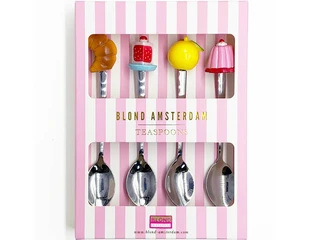 Blond Amsterdam Theelepels Even Bijkletsen (set van 4) - afbeelding 1