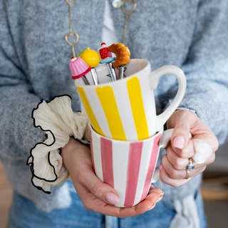 Blond Amsterdam Theelepels Even Bijkletsen (set van 4) - afbeelding 2