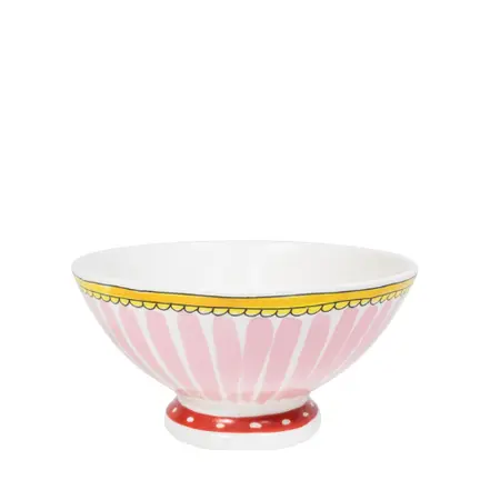 Blond Amsterdam Vintage schaal roze streep Ø21cm