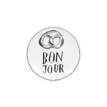 Blond Amsterdam X Noir: Plate 12 Cm Bonjour