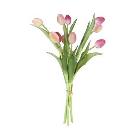 Boeket Tulpen L49cm Roze
