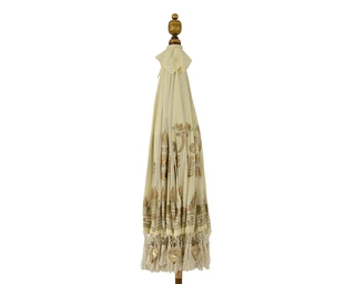 Bohemian Parasol Creme Ø 200 x 260 cm - afbeelding 2