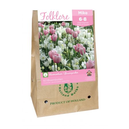 Folklore tas 'Mike' - 40 bloembollen