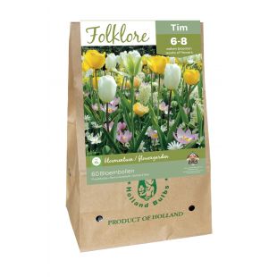 Folklore tas 'Tim' - 10 bloembollen