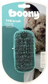 Boony Hond Borstel TPR Ovaal Fijn