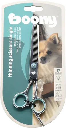 Boony Hond Efileerschaar Enkel 17cm
