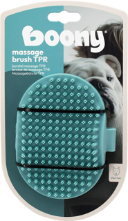Boony Hond Massageborstel TPR met handvat