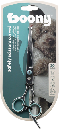 Boony Hond Veiligheidsschaar Gebogen 20cm