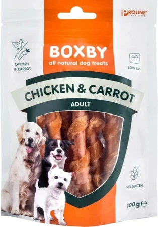 Boxby - Chicken&carrot Sticks 100g - afbeelding 1