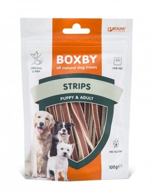 Boxby Strips Hondensnacks 100g