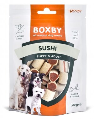 Boxby Sushi Hondensnacks 100g