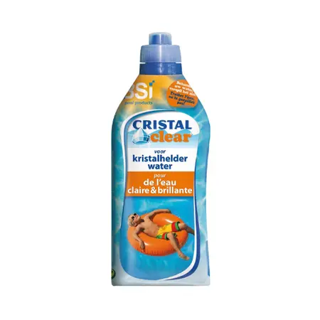 BSI Cristal Clear 1 liter – Waterbehandeling voor kristalhelder zwembad- en spa-water