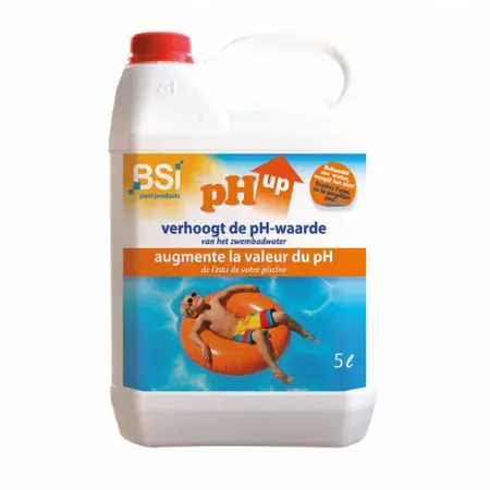 BSI pH Up Liquid 5 liter – Vloeibare pH-verhoger voor zwembad en spa