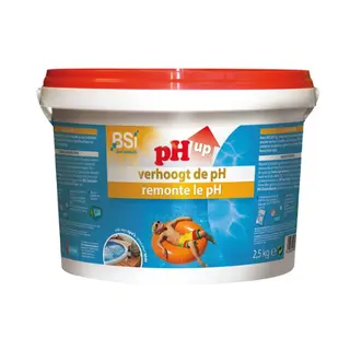 BSI pH Up Poeder 2,5 kg - Poeder pH-verhoger voor Zwembad & Spa