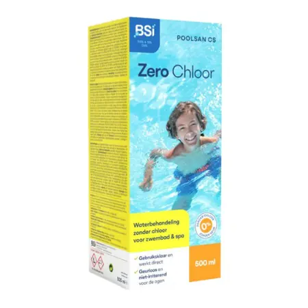 BSI PoolSan chloorvrije waterdesinfectie 500 ml zwembad & spa