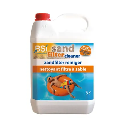 BSI Sand Filter Cleaner – 5 L – Reinigingsmiddel voor zand- en diatomeeënaarde filters
