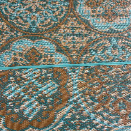 Buitenkleed 120x180cm Groen/bruin/oranje - Blommie's Lifestyle - afbeelding 2