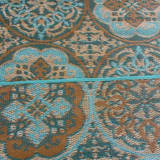 Buitenkleed 120x180cm Groen/bruin/oranje - Blommie's Lifestyle - afbeelding 2