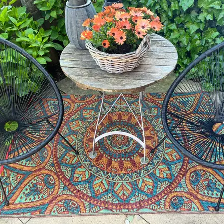 Buitenkleed 120x180cm Multi - Blommie's Lifestyle - afbeelding 3