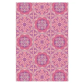 Buitenkleed 120x180cm Roze/paars