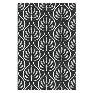 Buitenkleed 120x180cm Zwart/wit - Blommie's Lifestyle