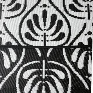 Buitenkleed 120x180cm Zwart/wit - Blommie's Lifestyle