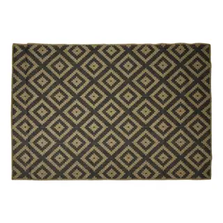 Buitenkleed 180x120cm Beige/Zwart