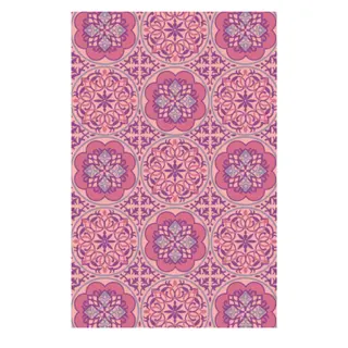 Buitenkleed 180x270cm Roze/paars - afbeelding 1
