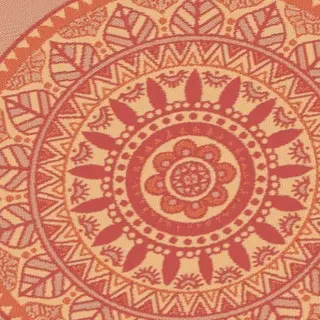 Buitenkleed D180cm Roze/koraal/creme - Blommie's Lifestyle - afbeelding 3