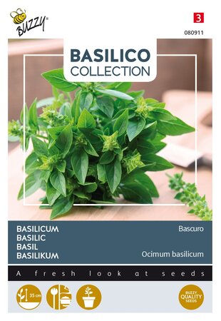 Buzzy® zaden - Basilicum Bascuro - afbeelding 1