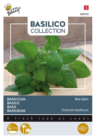 Buzzy® zaden - Basilicum Blue Spice - afbeelding 1