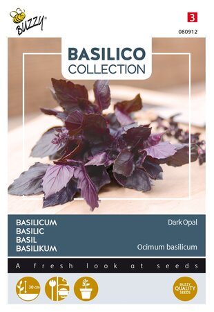 Buzzy® zaden - Basilicum Dark Opal - afbeelding 3