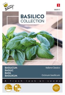 Buzzy® zaden - Basilicum Italiano Classico - afbeelding 1
