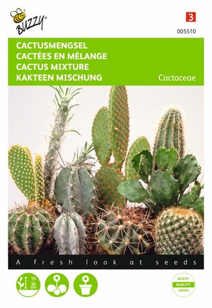 Buzzy® zaden - Cactusmengsel Vele soorten - afbeelding 1