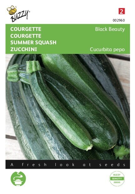 Buzzy® zaden - Courgette Black Beauty - Verte De Milan - afbeelding 1