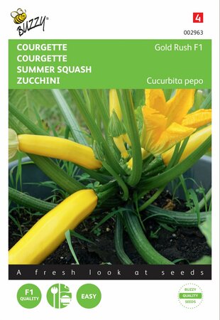 Buzzy® zaden - Courgette Gold Rush F1 - afbeelding 1