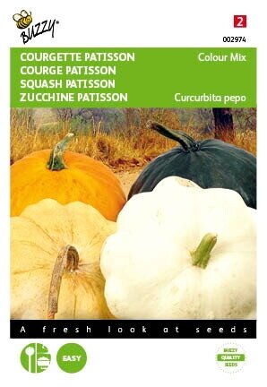 Buzzy® zaden - Courgette Patisson Colour mix - afbeelding 1