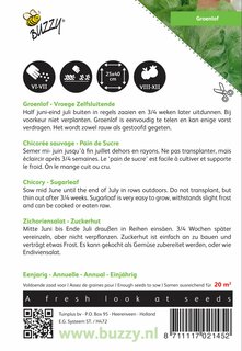 Buzzy® zaden - Groenlof Vroege Zelfsluitende - afbeelding 2