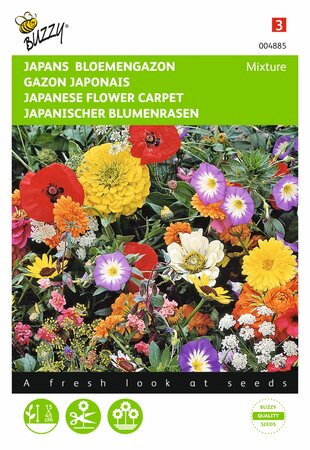 Buzzy® zaden - Japans Bloemengazon - afbeelding 1