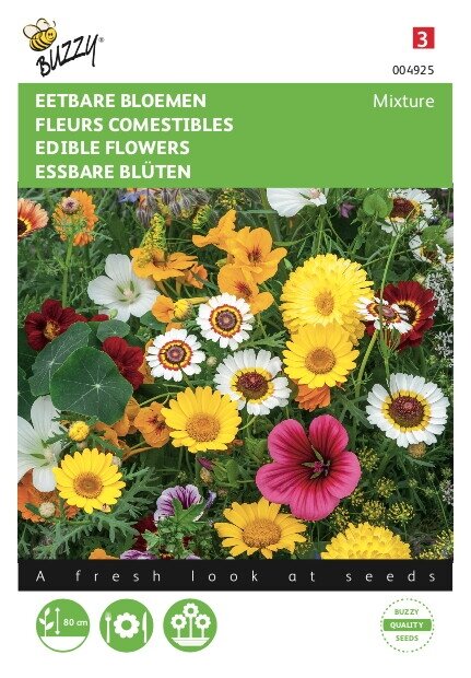 Buzzy® zaden - Mengsel Eetbare bloemen - afbeelding 1